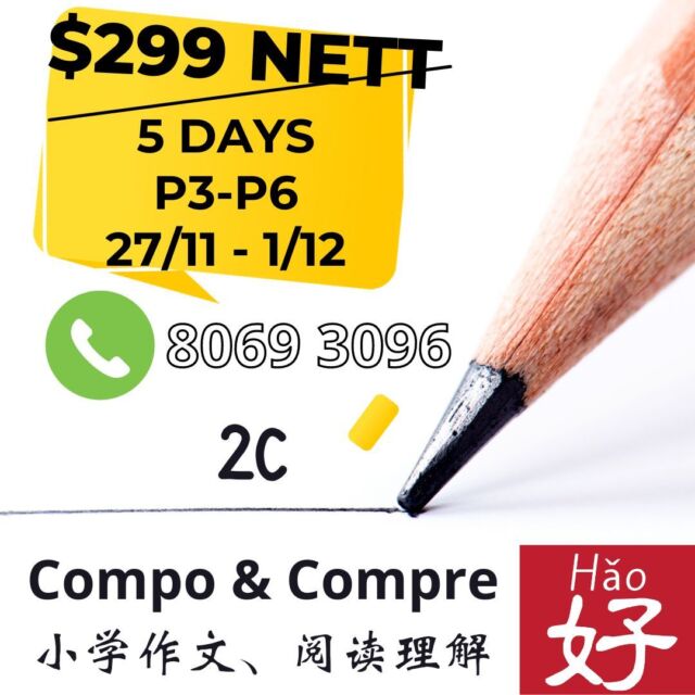 Compre School Enroll in a Chinese Class in Singapore | Hao Chinese Tuition